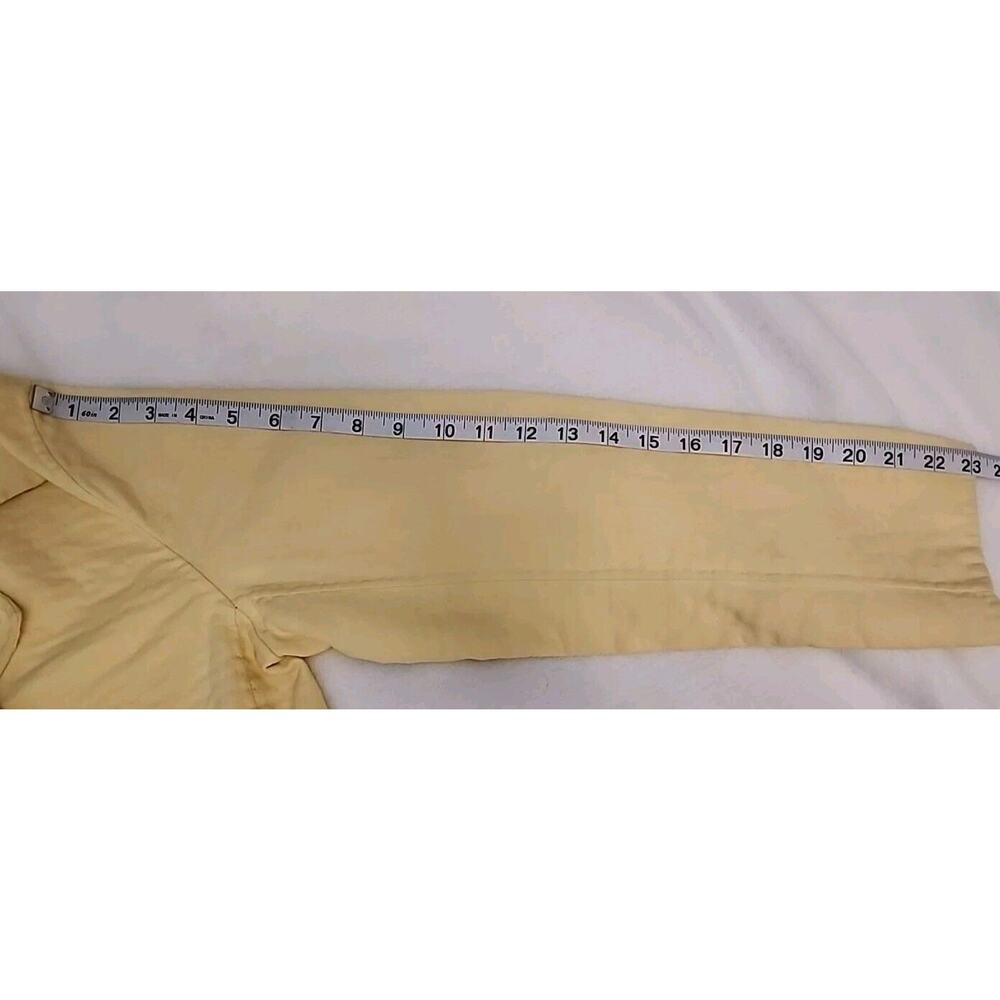 Eileen Fisher Cream Quilted Double-Breasted Jacket - Picture 10 of 10